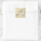 Yucatan, Mexiko Quadratischer Aufkleber (Tasche)