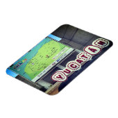 Yucatan Sign and Map, Mexico Foto Magnet (Linke Seite)