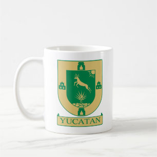 Yucatán-Wappen - Mexiko-Kaffee-Tasse Kaffeetasse