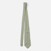 Yucatan Yes Vintag Zen Silk Muster Krawatte (Rückseite)