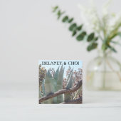 Yucca Aloe Wüste Foto Landscaper Garden Cactus Quadratische Visitenkarte (Stehend Vorderseite)