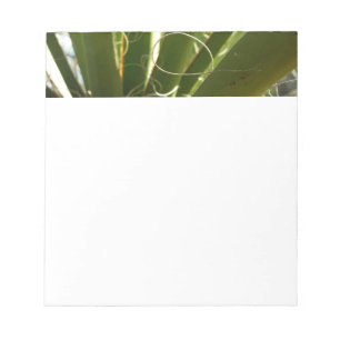 Yucca-Blätter Grüne Naturfotografie Notizblock