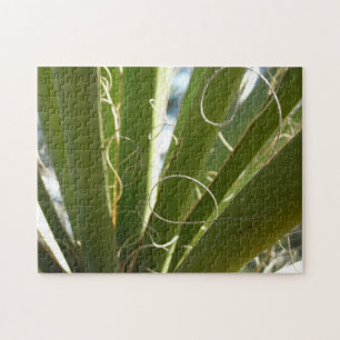 Yucca-Blätter Grüne Naturfotografie Puzzle