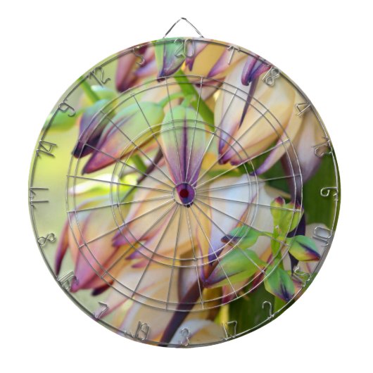 Yucca-Blume-Dartboard Dartscheibe (vorne)