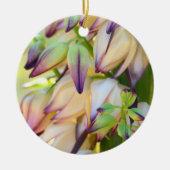 Yucca-Blume Keramik Ornament (Vorne)