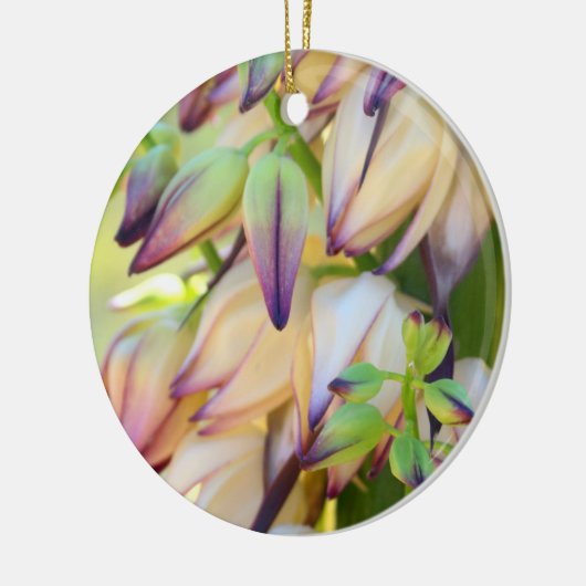 Yucca-Blume Keramik Ornament (Links)