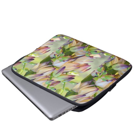 Yucca-Blume Notebook-Hülle Laptopschutzhülle (Vorne Knopf)