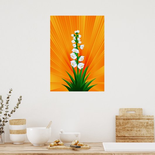 Yucca-Blume Poster (Küche)