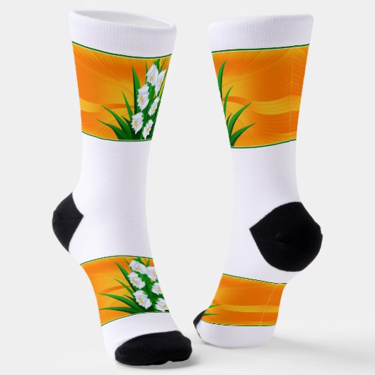 Yucca-Blume Socken (Gewinkelt)