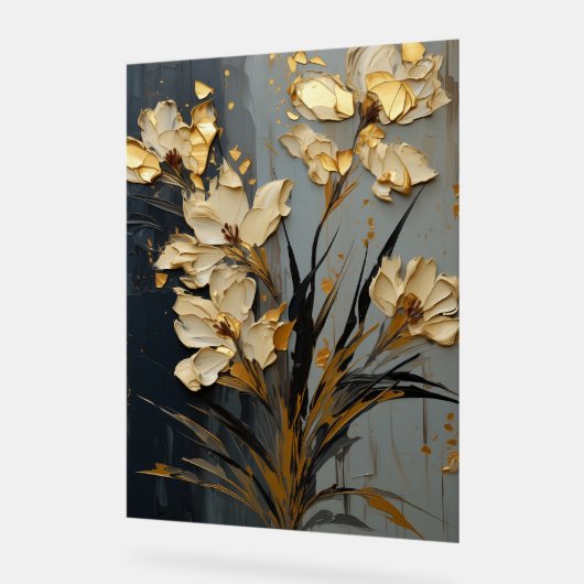 Yucca - Impasto Floral Acrylschild (Winkel)