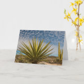 Yucca in der Wüste, Mexiko Karte (Gelbe Blume)