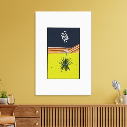 YUCCA LEINWANDDRUCK (Insitu (Wohnzimmer))