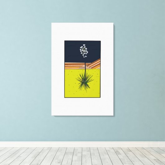 YUCCA LEINWANDDRUCK (Insitu (Holzboden))