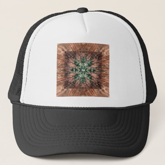 Yucca Op Quilt Truckerkappe (Vorderseite)