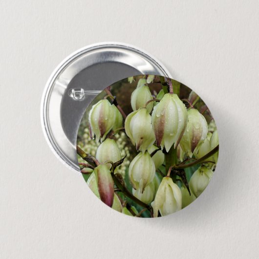 Yucca Pflanze Abzeichen Button (Vorne & Hinten)
