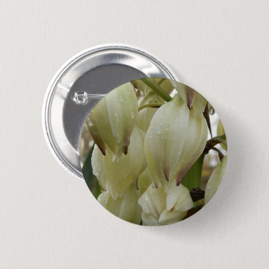 Yucca Pflanze Abzeichen Button (Vorne & Hinten)