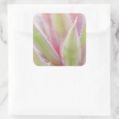 Yucca-Pflanze nah Quadratischer Aufkleber (Tasche)