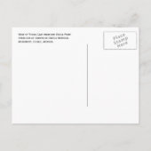 Yucca Point Ausblick, Yucca Cave Canyon de Chelly Postkarte (Rückseite)