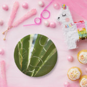 Yucca Verlasse grüne Naturfotografie Pappteller (Party)