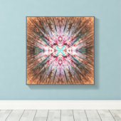 Yucca Warm Glow Leinwanddruck (Insitu (Holzboden))