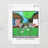 YUCK! JUNK FOOD! POSTKARTE (Vorne/Hinten)