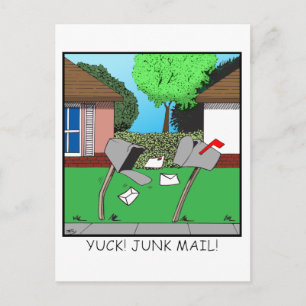YUCK! JUNK FOOD! POSTKARTE