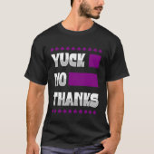 Yuck No dank Ace Symbol asexual Stolz Ästhetik T-Shirt (Vorderseite)