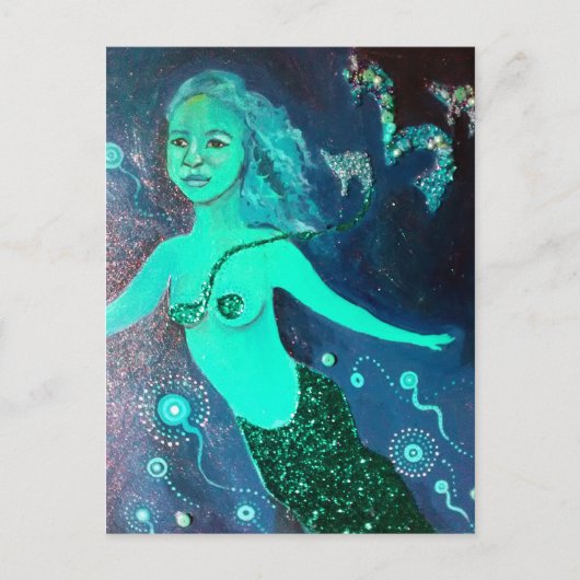 Yud lähmte Yud: Gehen Sie zur embryonalen Postkarte (Vorderseite)