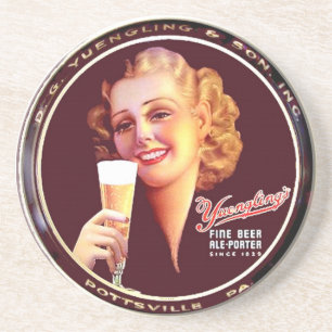 Yuengling Lady Vintage "Biertablett" Untersetzer