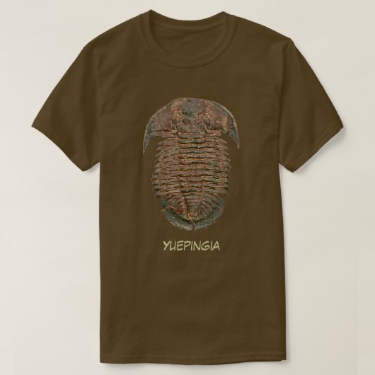 Yuepingia Fossil Trilobit T-Shirt (Design vorne)