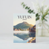 Yufuin Onsen Japan Postkarte (Stehend Vorderseite)