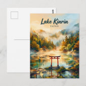 Yufuin-See Kinrin Japan Postkarte (Vorne/Hinten)