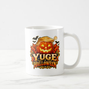 YUGE Halloween-Kürbis-Doppelseitige Tasse