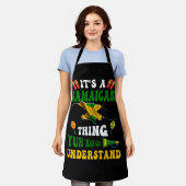 Yuh Nah Guh versteht das jamaikanische Ding jamaic Schürze (Getragen)