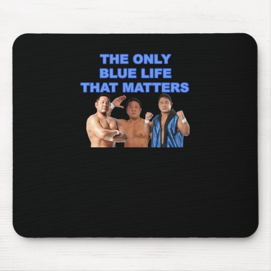 Yuji Nagata Lives Sticker Mousepad (Vorne)