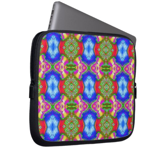 Yuji Samurai Pattern Laptopschutzhülle (Vorne Rechts)