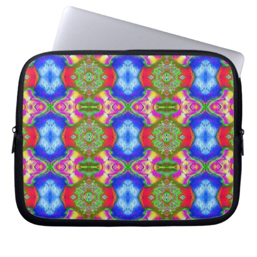 Yuji Samurai Pattern Laptopschutzhülle (Vorderseite)