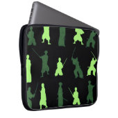 Yuji Samurai Pattern Laptopschutzhülle (Vorne Rechts)