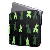 Yuji Samurai Pattern Laptopschutzhülle (Vorderseite Links)