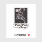 Yuk-Yuk der Clown Aufkleber (Blatt)