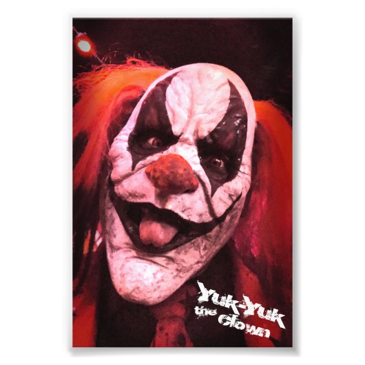 Yuk-Yuk der Clown Fotodruck (Vorne)