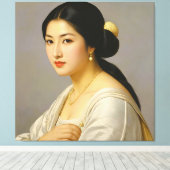 "Yuki Mori" Kunsthandwerk Leinwanddruck (Insitu (Holzboden))