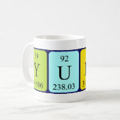 Yuki Periodenname Tasse (Vorderseite Links)