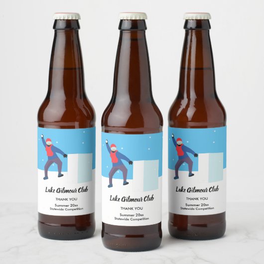 Yukigassen Bierflaschenetikett (Flaschen)