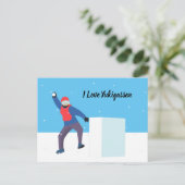 Yukigassen Postkarte (Stehend Vorderseite)