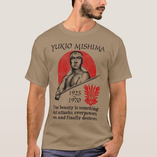 Yukio Mishima Double friends vintage T-Shirt (Vorderseite)