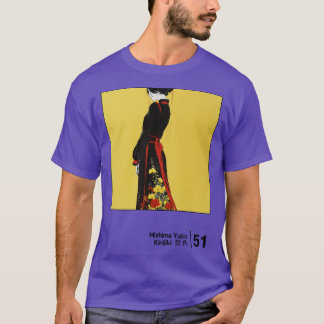 Yukio Mishima Verbotene Farben Minimalstil Graph T-Shirt