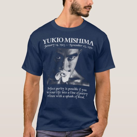 Yukio Mishima Vintage Mädchen T-Shirt (Vorderseite)