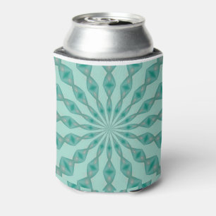 Yukka Green und Hint von rosa Kaleidoskop Dosenkühler