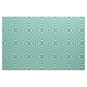 Yukka Green und Hint von rosa Kaleidoskop Stoff
